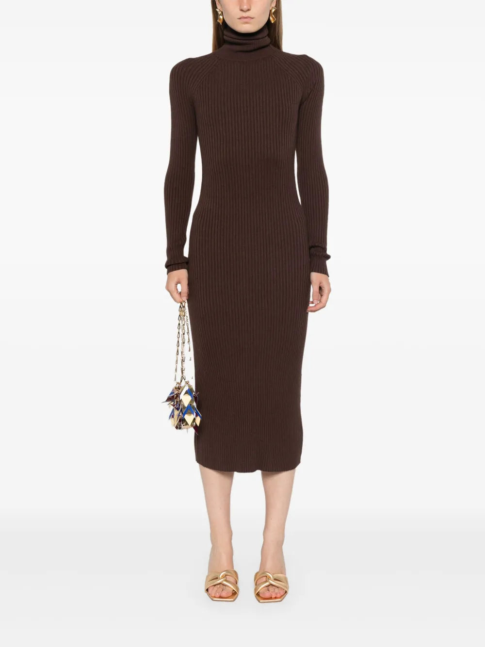 Ribbed Midi Dress