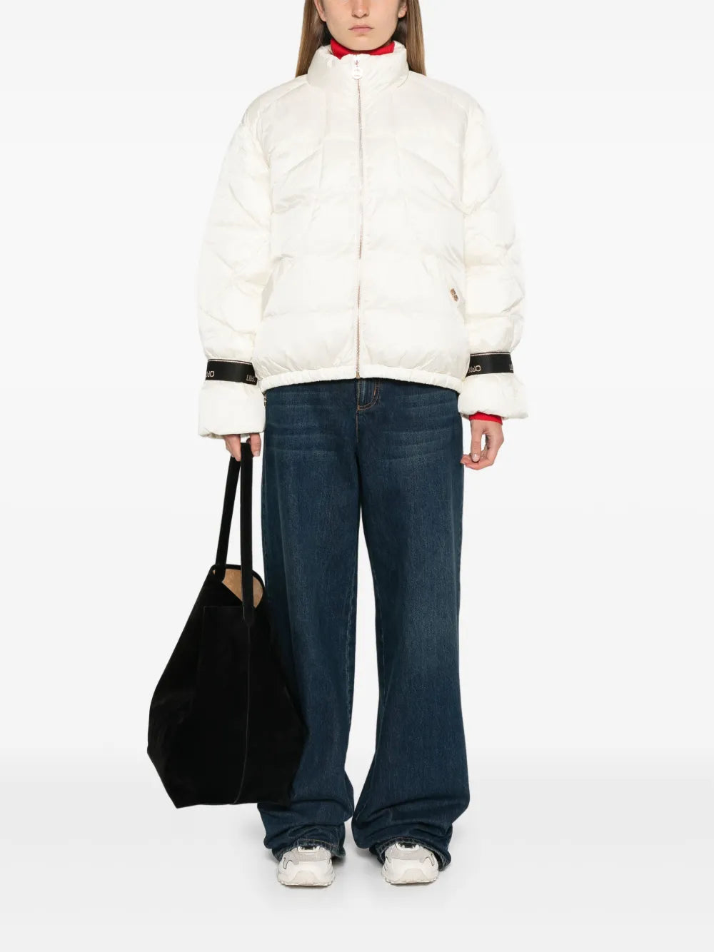 Logo-Print Padded Jacket