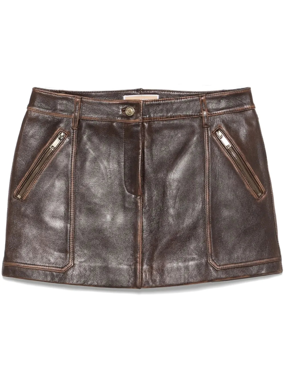 Leather Mini Skirt