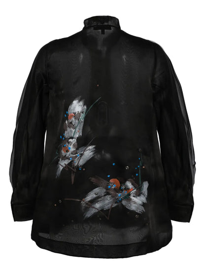 Libre Collection Standing Collar Shirt