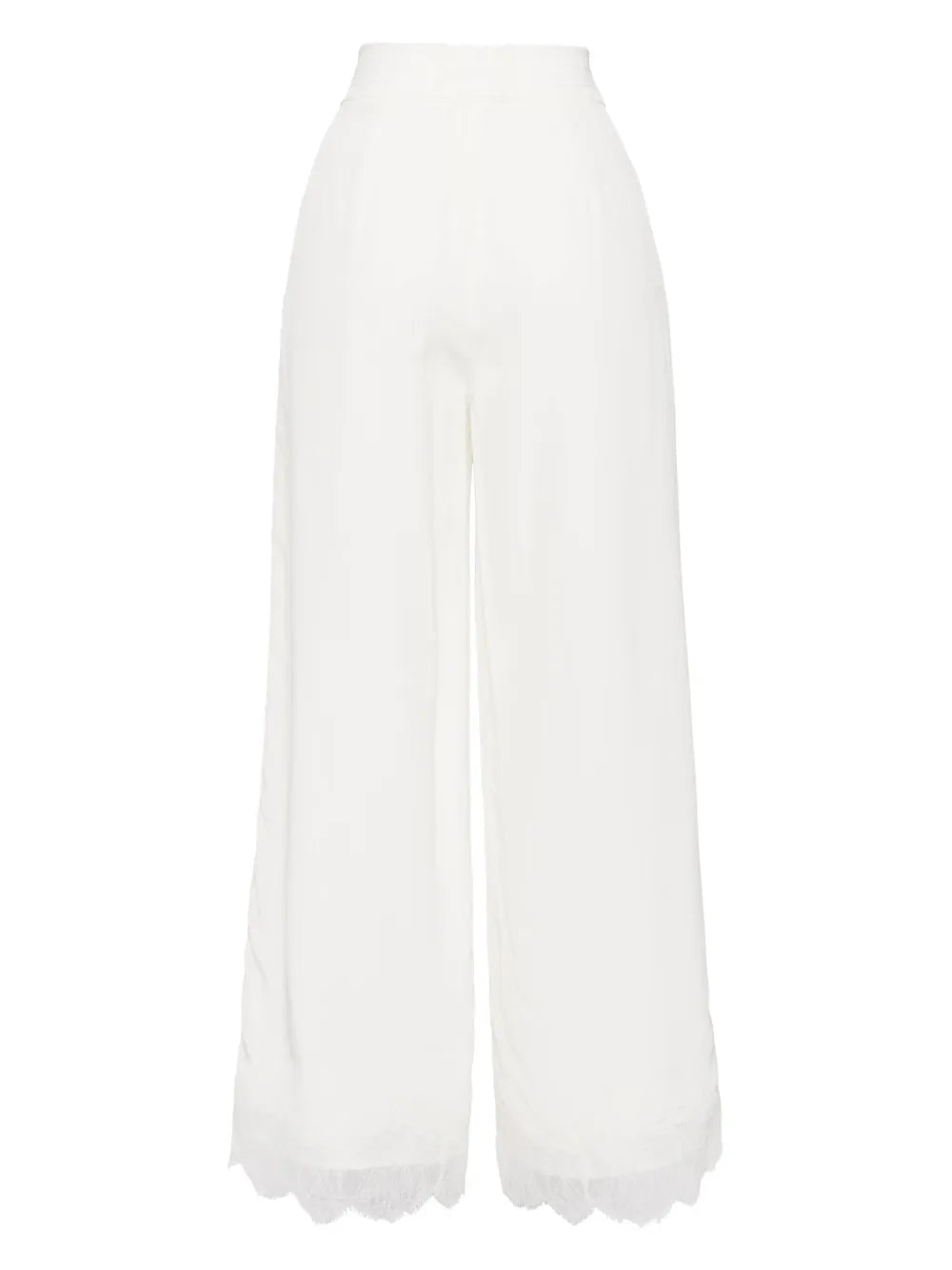 Lace Embroidery Straight Trousers