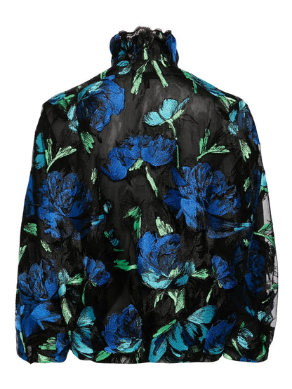 Libre Collection Electric-Embroidered Rose Jacket