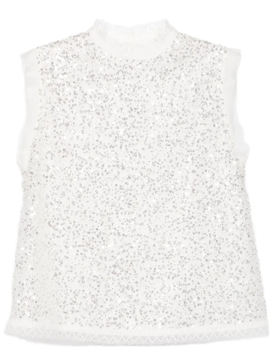 Libre Collection Sequin Top
