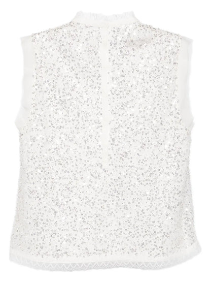 Libre Collection Sequin Top