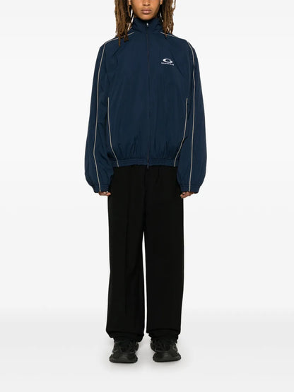 Crinkled Track Jacket