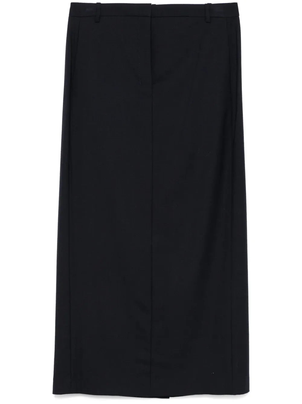 Concealed-Fastening Midi Skirt