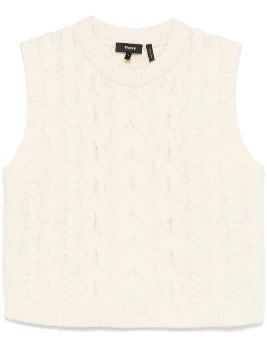 Cable-Knit Vest