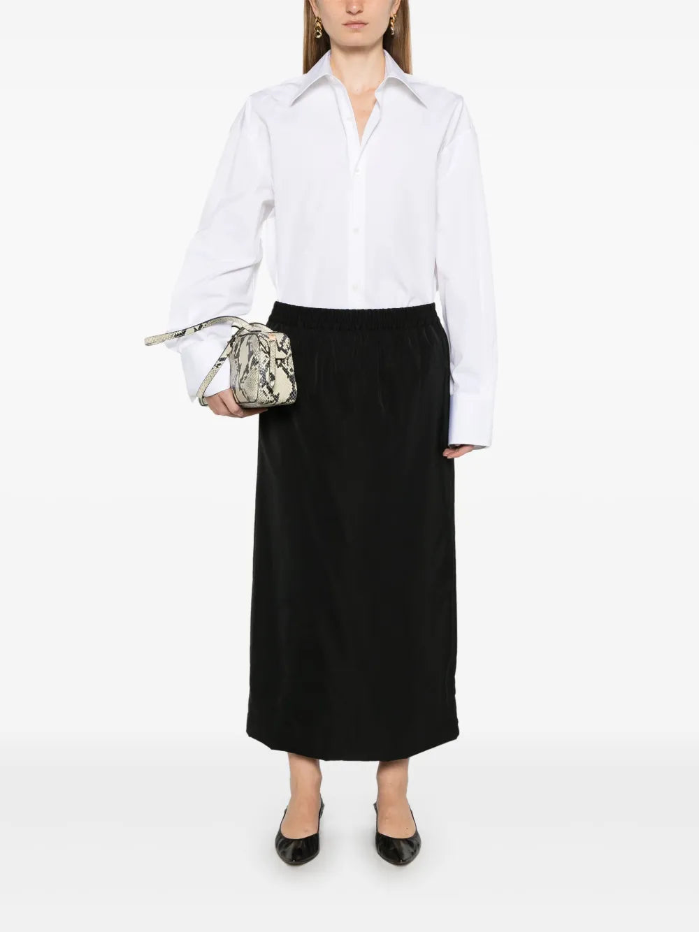 Pencil Midi Skirt