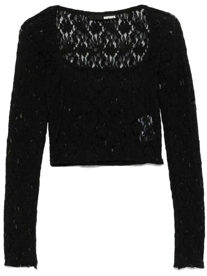 Lace Long-Sleeve Top