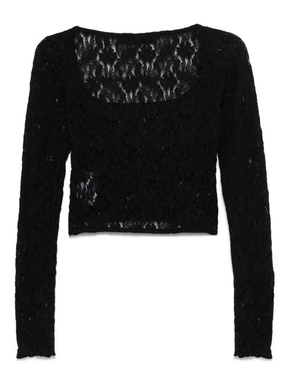 Lace Long-Sleeve Top