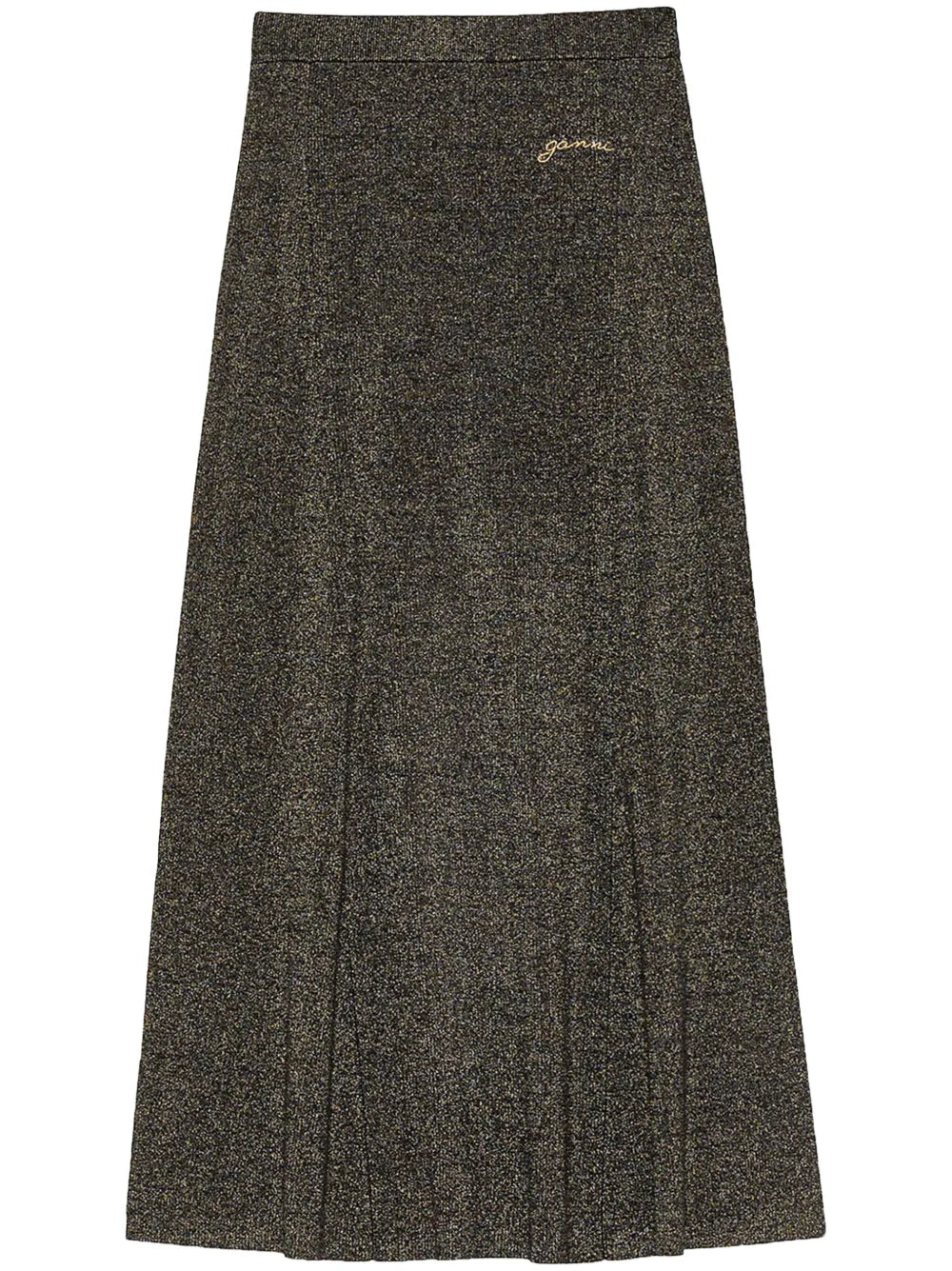 Logo-Embroidered Maxi Skirt