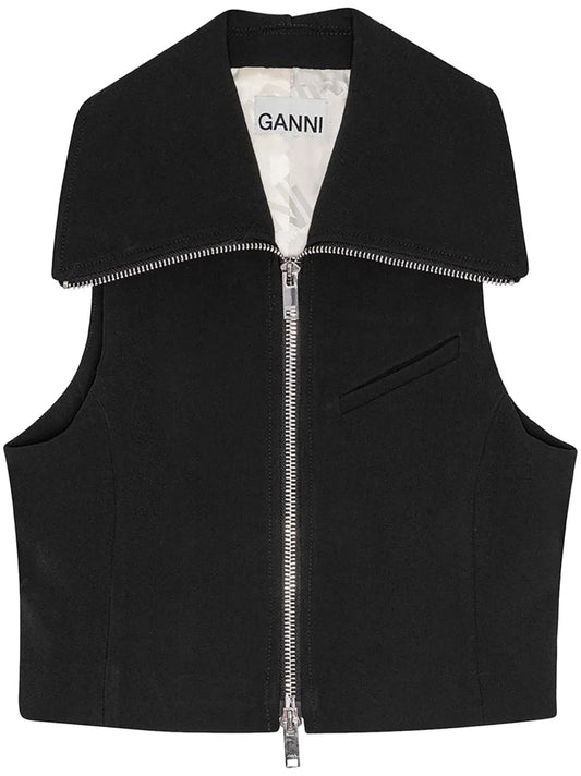Sleeveless Zipped Vest