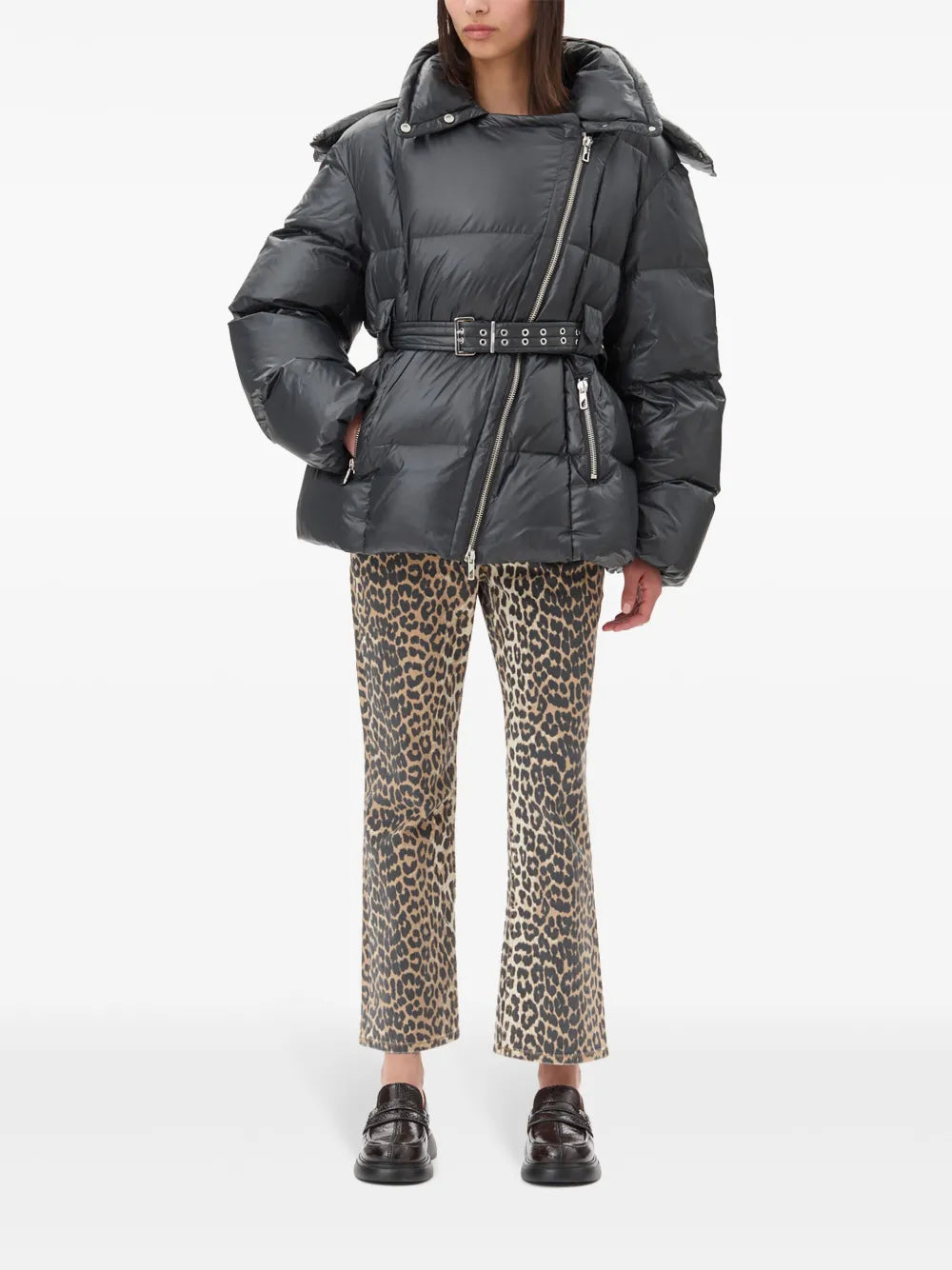 Belted Zipped Jacket