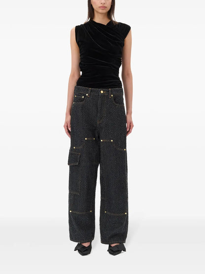 Ruched-Detailing Top