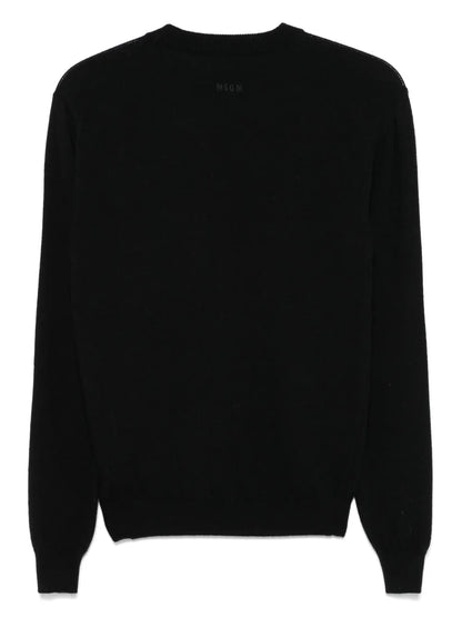 Swan-Motif Sweater