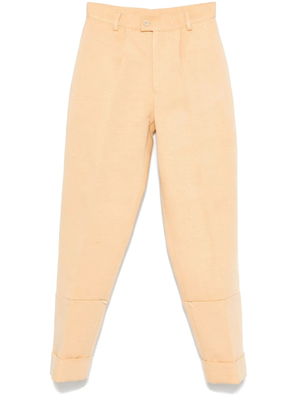 Metallic-Threading Trousers