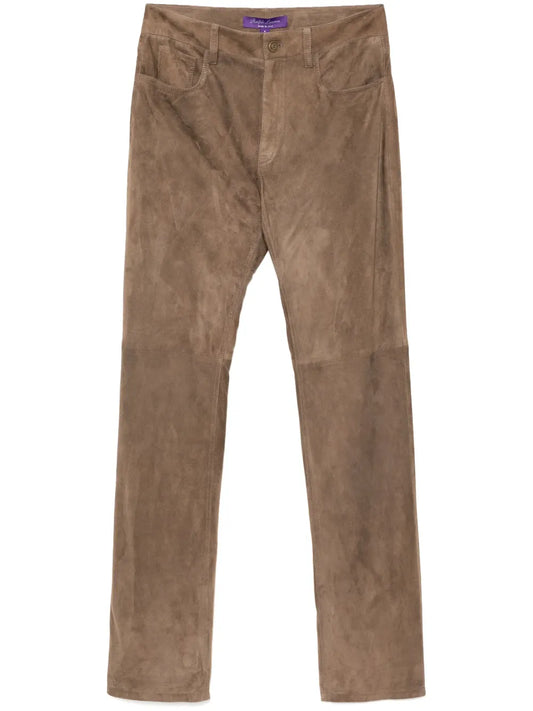Suede Trousers