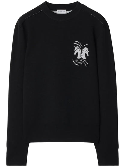 Mirrored Horse Knit Jumper