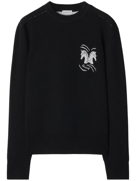 Mirrored Horse Knit Jumper