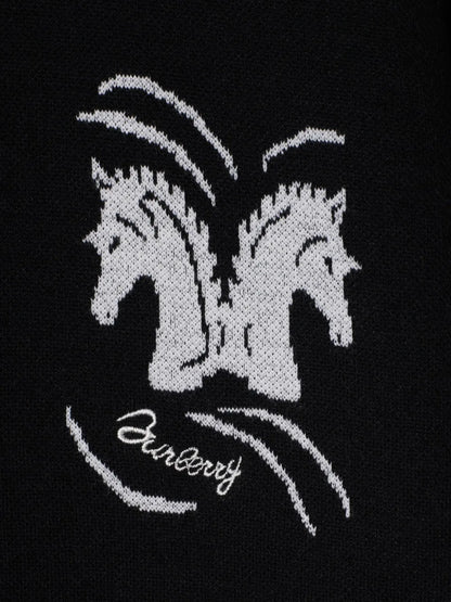 Mirrored Horse Knit Jumper