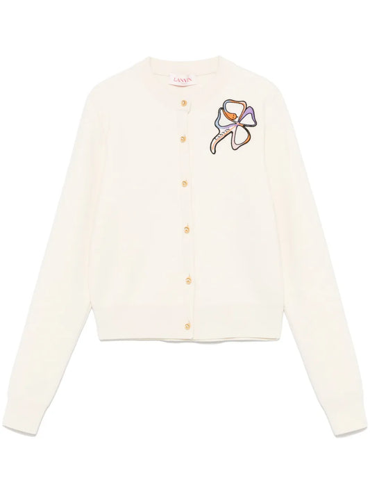 Logo-Patch Cardigan