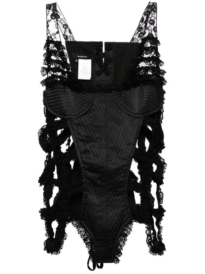 Lace Embroidery Sleeveless Blouse