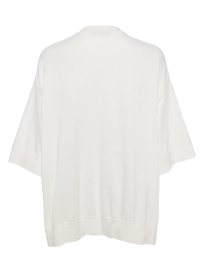 Graphic Print Short Sleeves Blouse