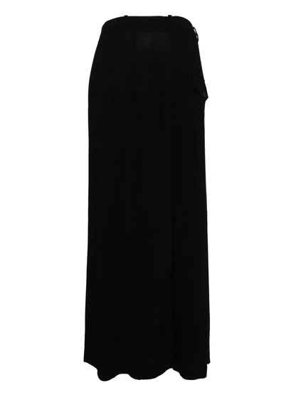 Pleated A-Line Skirt