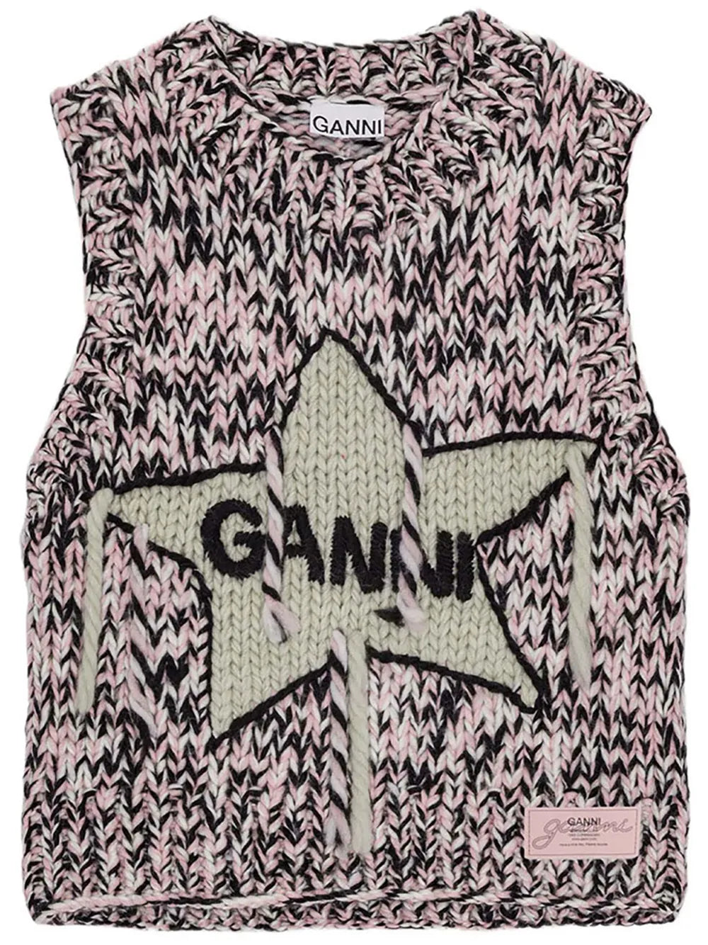 Embroidered Sleeveless Vest