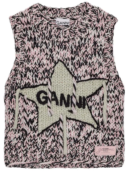 Embroidered Sleeveless Vest