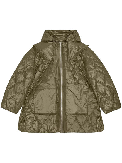 Quilted Zipped Puffer Jacket