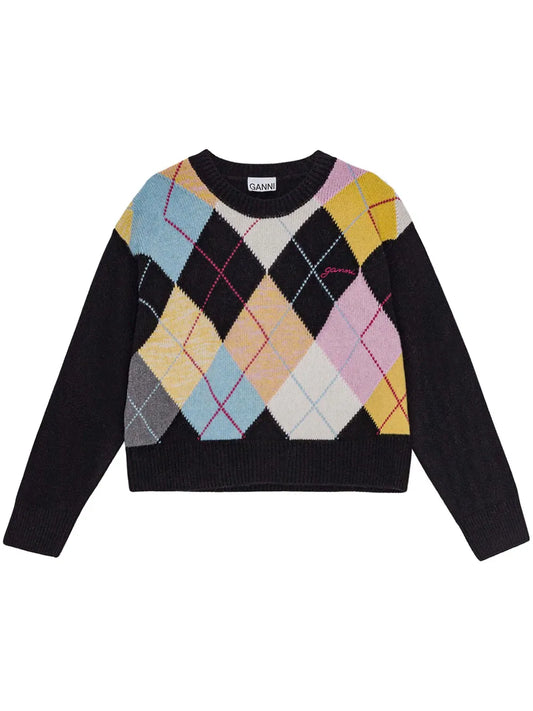 Diamond-Pattern Jumper