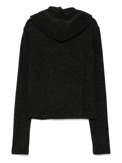 Hooded Knitted Top
