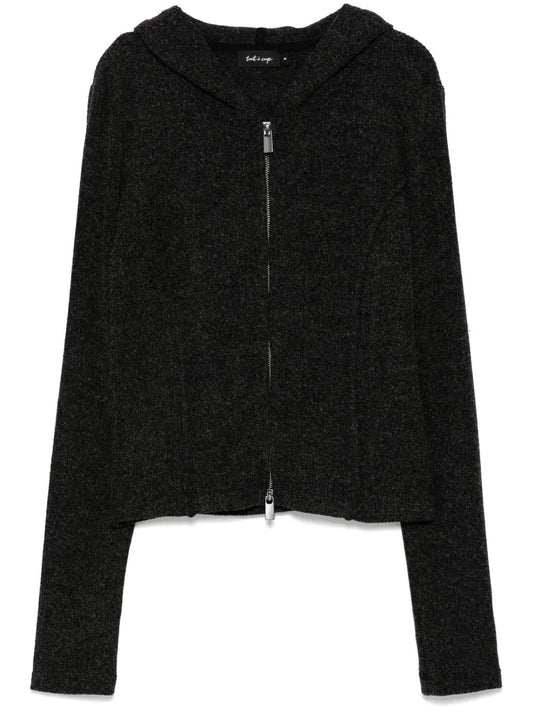 Hooded Knitted Top