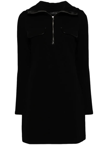 Half-Zip Mini Dress