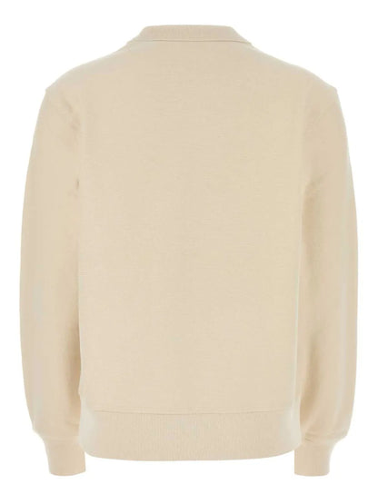 Sand Cotton Blend Sweatshirt