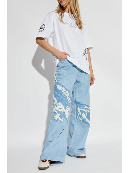 Logo Straight-Leg Jeans