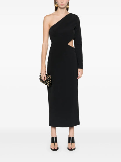 One-Shoulder Midi Dress