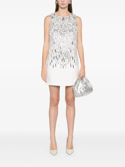 Crepe Mini Dress