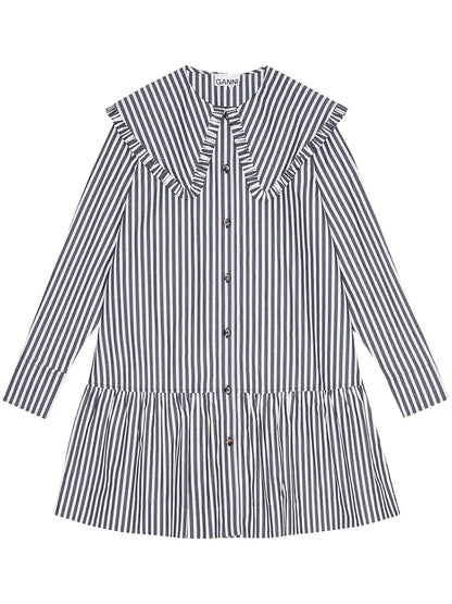 Striped Cotton Shirt Dress