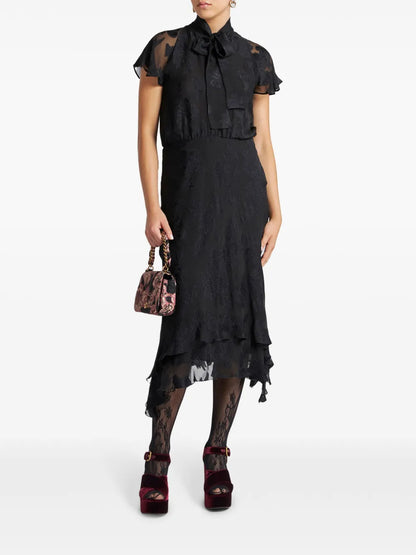 Chiffon Midi Dress