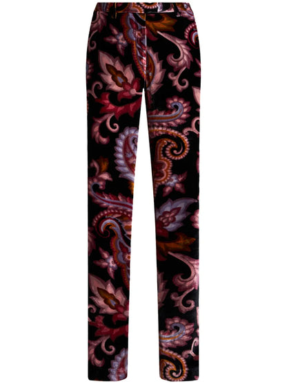 Paisley Velvet Trousers