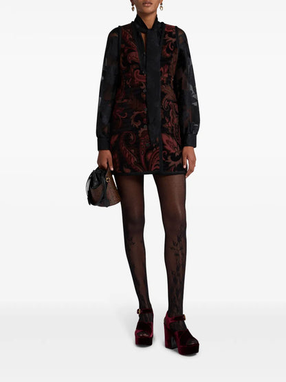 Patterned-Jacquard Waistcoat