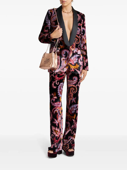 Velvet Jacquard Blazer