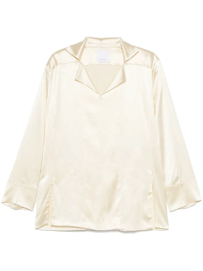 Stand-Up Collar Blouse