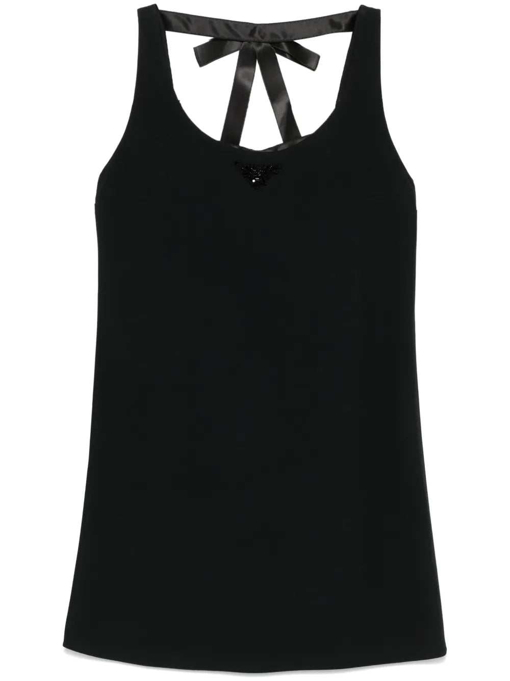 Triangle-Logo Mini Dress