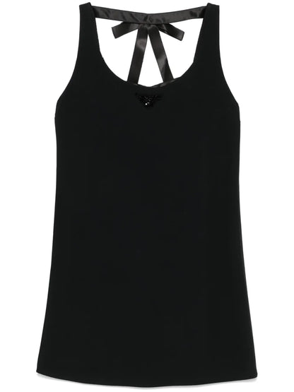 Triangle-Logo Mini Dress