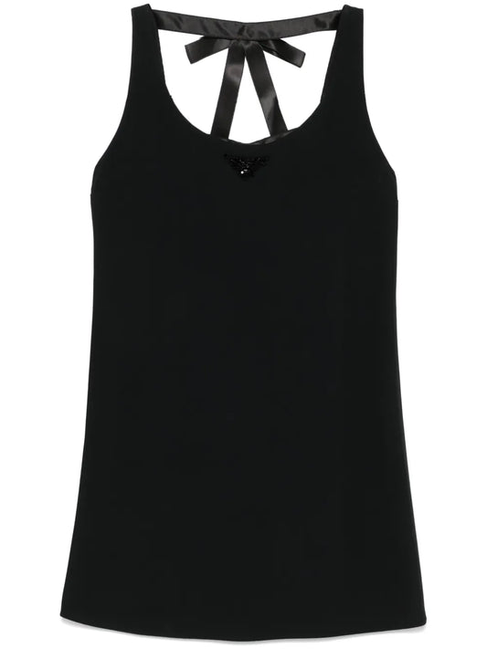 Triangle-Logo Mini Dress