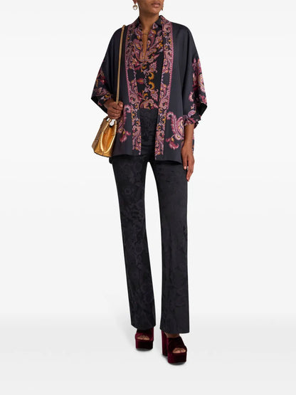 Printed Silk Shirt