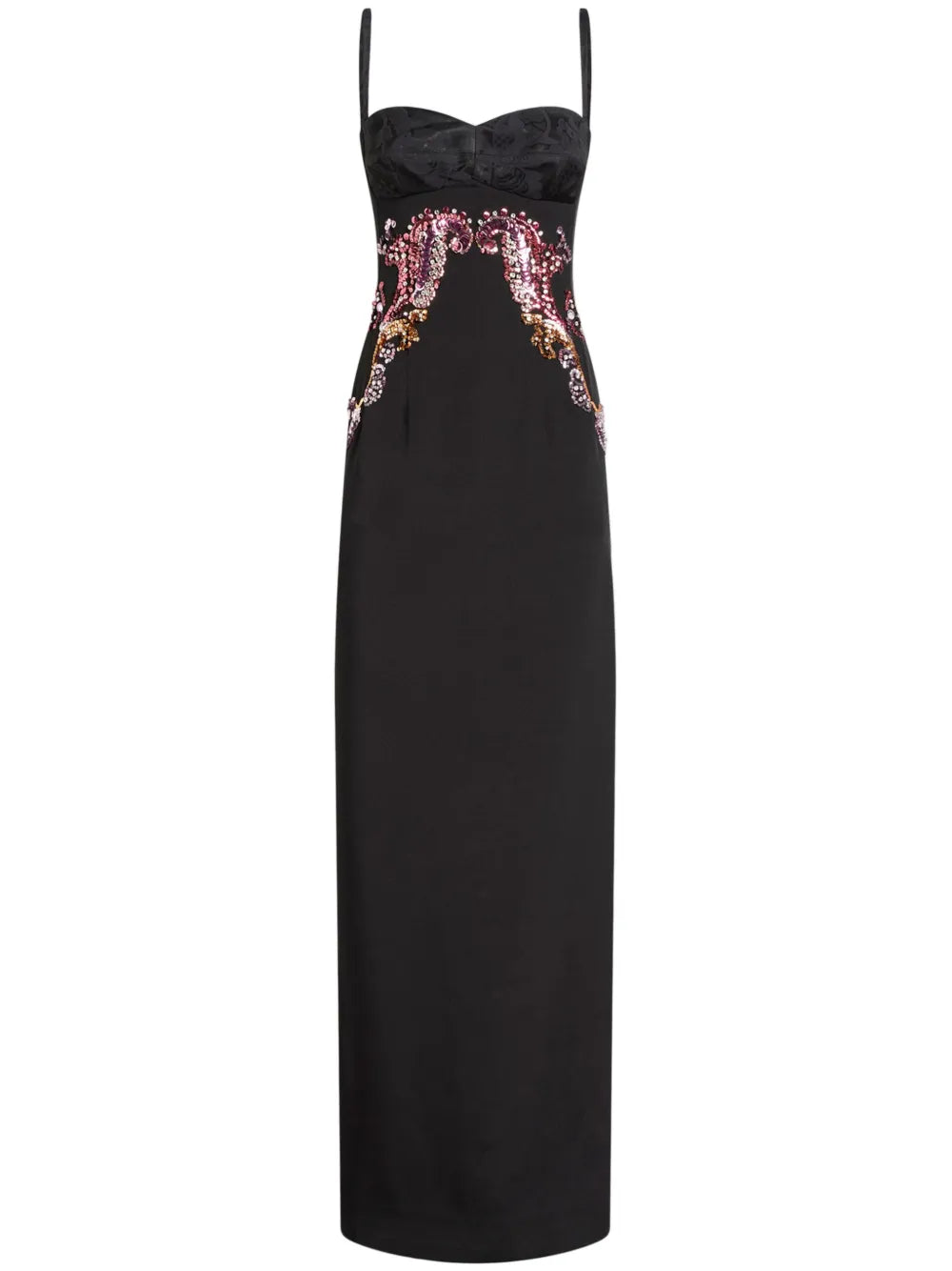 Embroidered Silk Dress